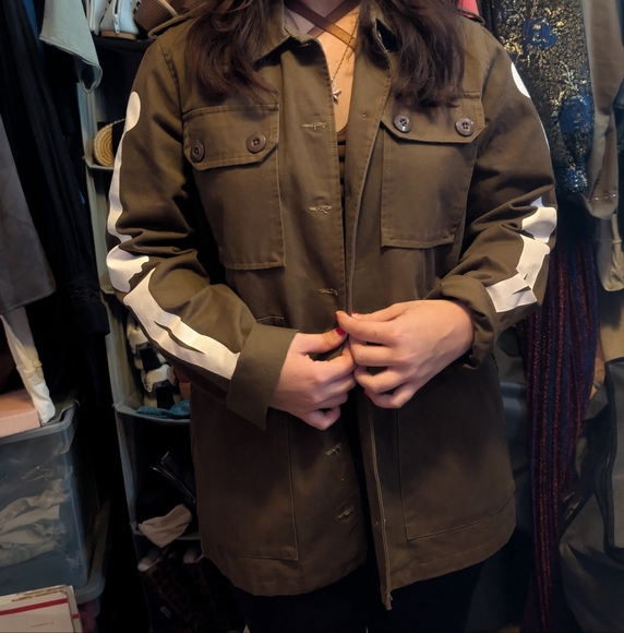 UNISEX Iron Fist Bone In Olive Military Jacket NWT’s - Picture 11 of 11